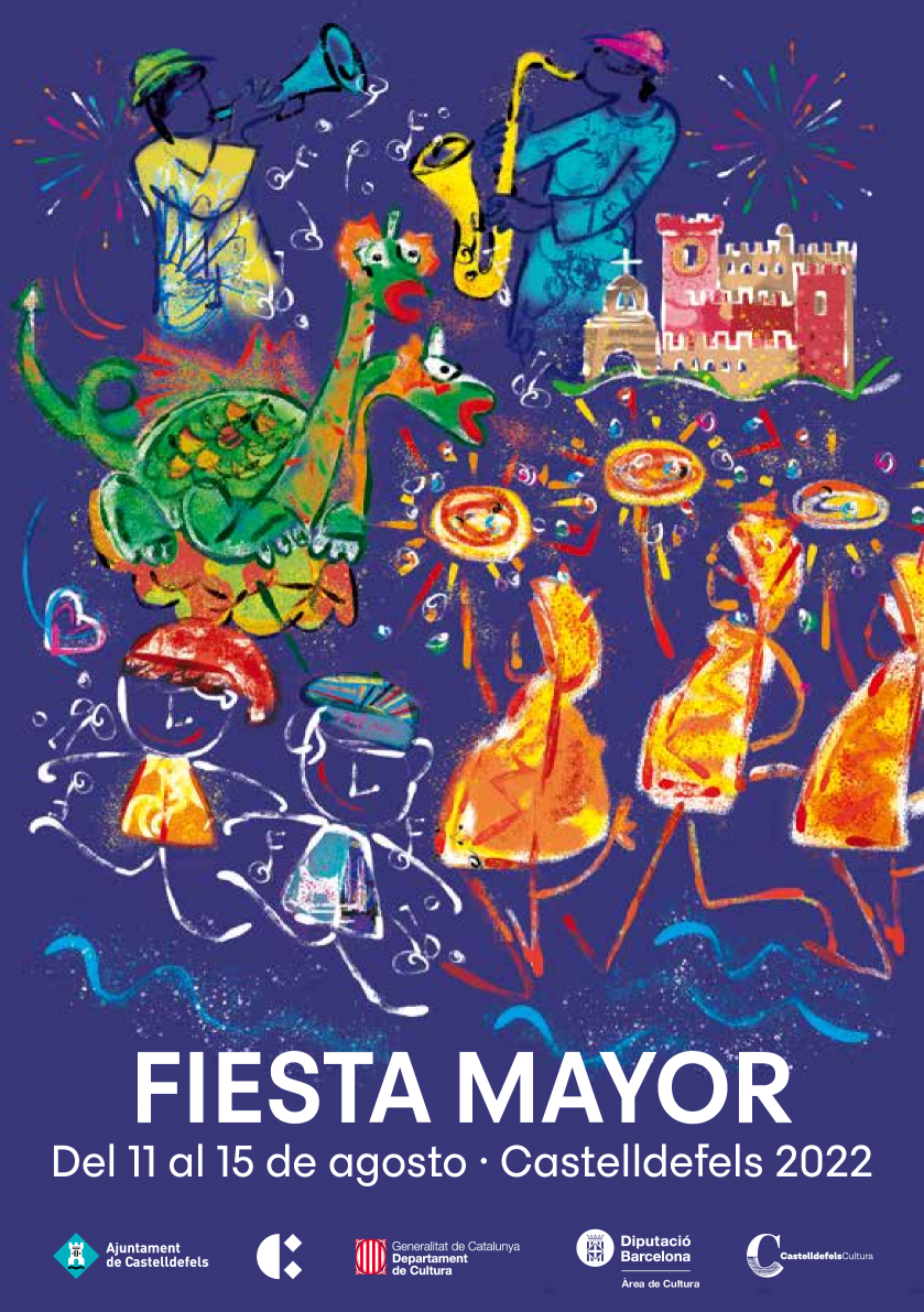 Programa de la Fiesta Mayor de Castelldefels Verano 2022